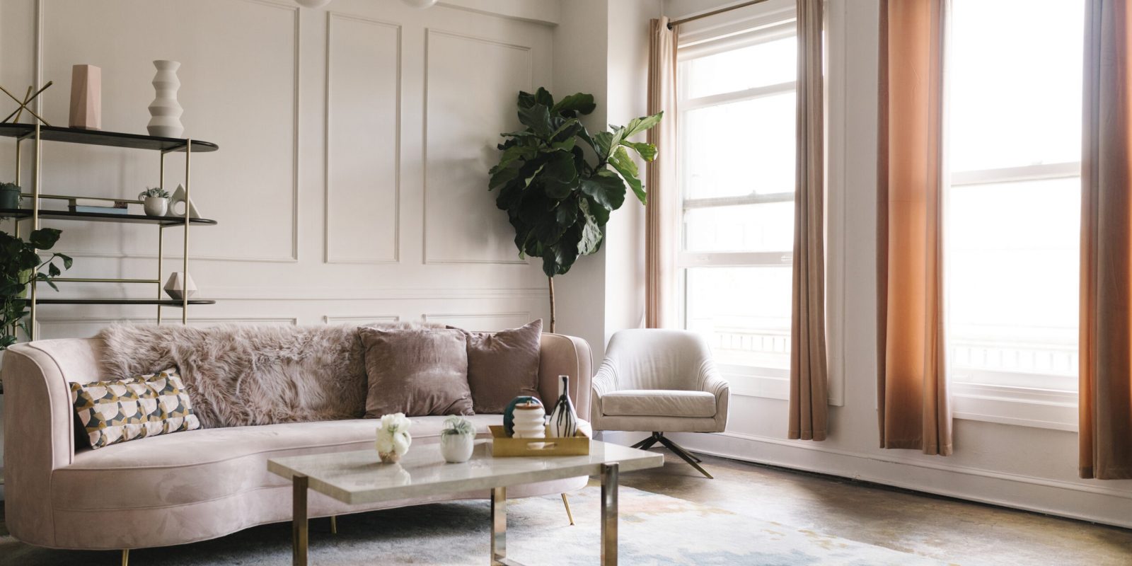 A modern living room style A modern living room style